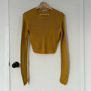 Mustard Yellow Women's Top
